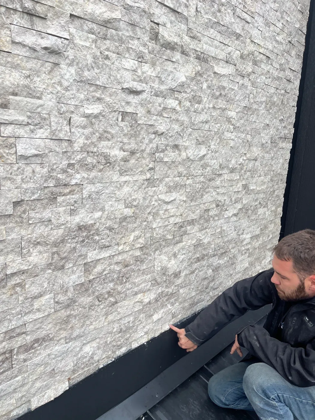 Trim and flashing detail on a Bentley Oaks siding job